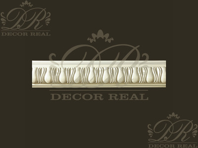 Молдинг декоративный из гипса МД2 от Decor Real.